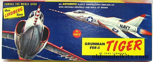 Lindberg 1/48 Grumman F11F-1 Tiger - (F11F1), 531-98 plastic model kit